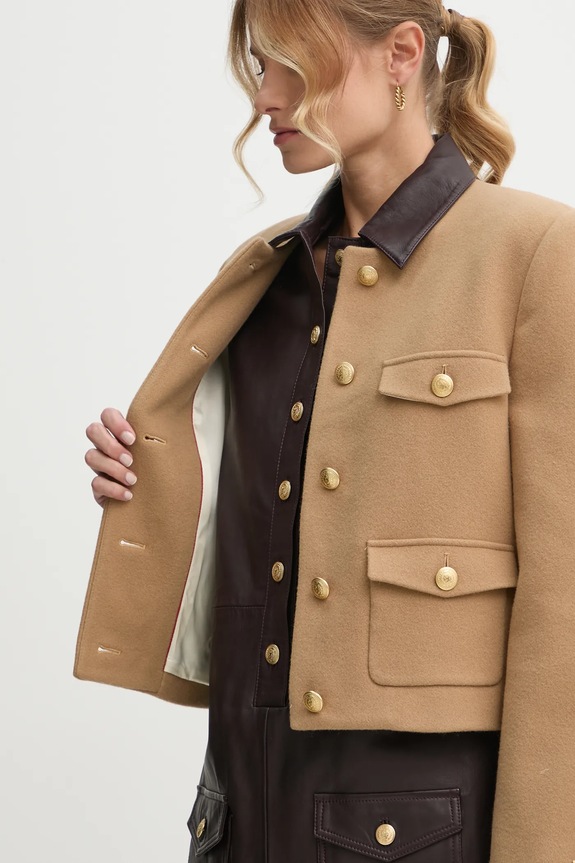 Tommy Hilfiger gyapjú dzseki WW0WW43754