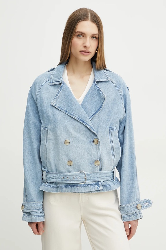 BOSS Orange giacca di jeans denim blu 50539077