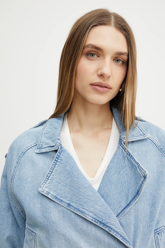 BOSS Orange giacca di jeans blu 50539077