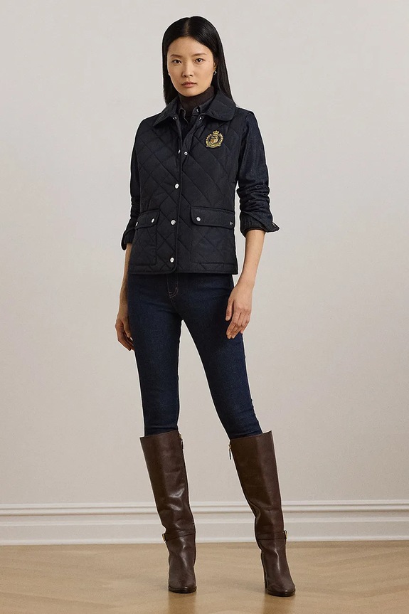 Abbigliamento Lauren Ralph Lauren smanicato 297967141 blu navy