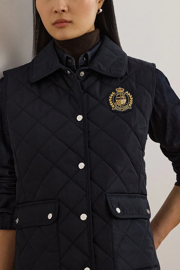 Lauren Ralph Lauren smanicato blu navy 297967141