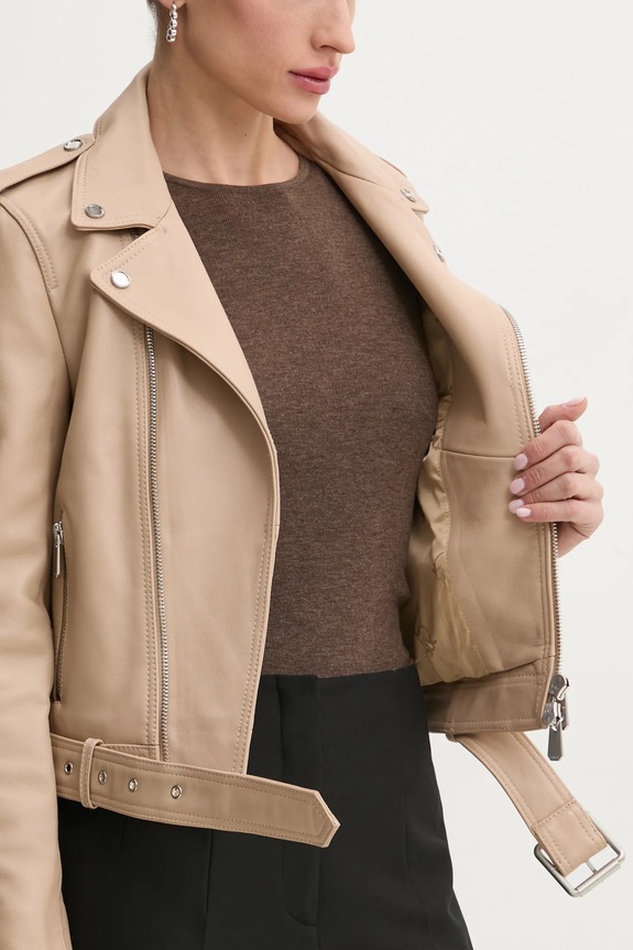 Usnjena biker jakna Pinko 103897.A21L