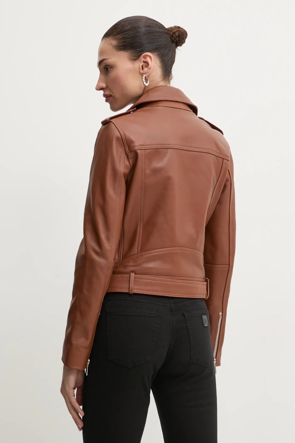 Oblačila Usnjena biker jakna Pinko 103897.A21L rjava