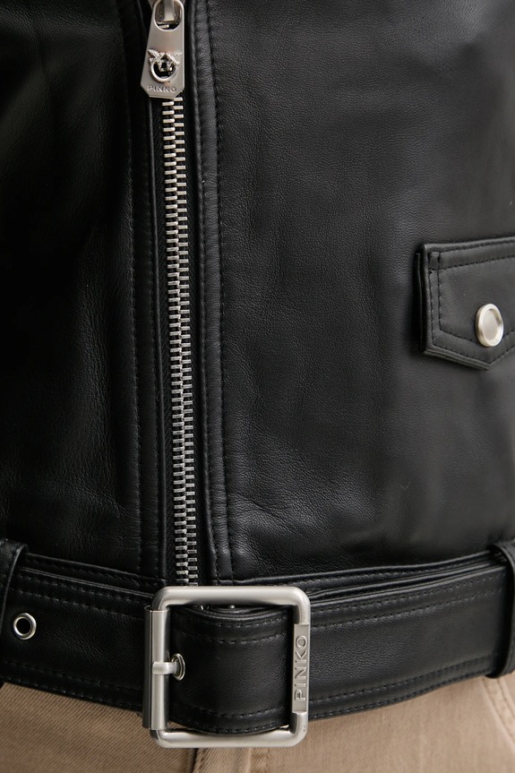 Pinko ramoneska skórzana 103897.A21L