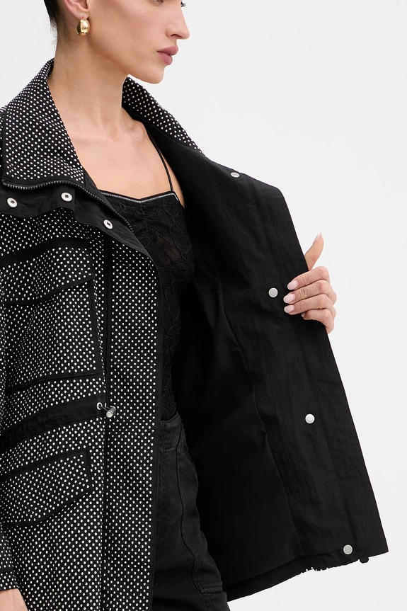 Pinko rövid kabát 104598.A2BW fekete