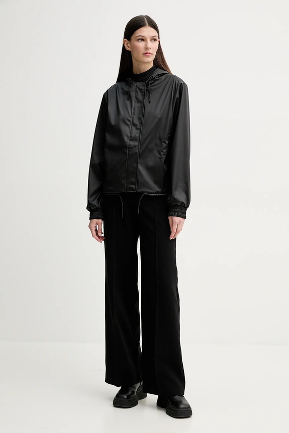 Rains kurtka String W Jacket W3 18040.84 czarny SS25