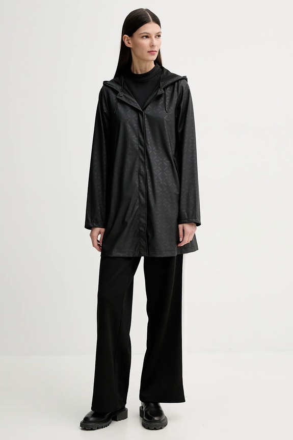 Bunda Rains A-Line W Jacket W3 18050.102 čierna SS25