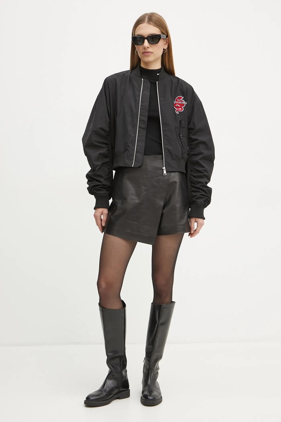 Куртка-бомбер Karl Lagerfeld A1W14039 чёрный SS25