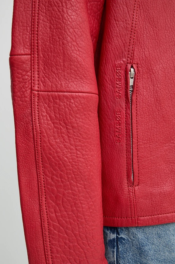 Samsoe Samsoe bőrdzseki SANOK F24400104