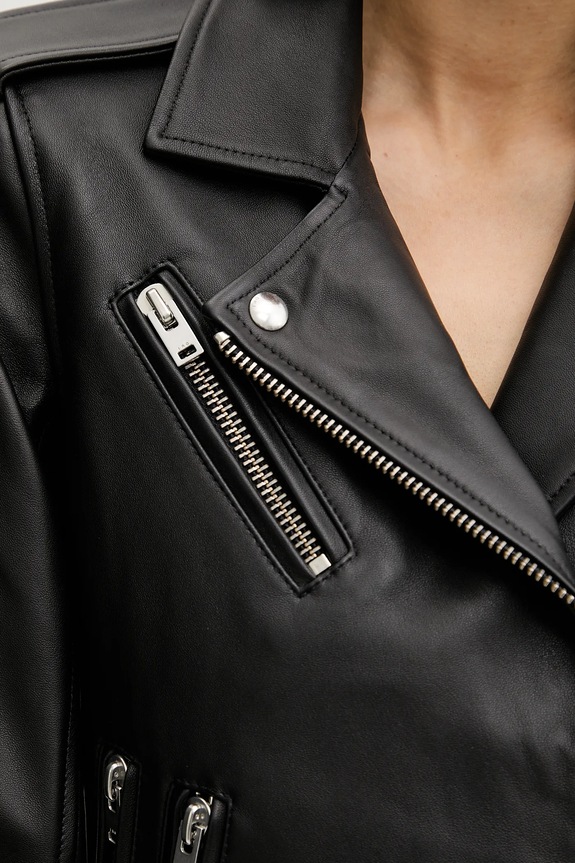 IRO ramoneska skórzana WF09NEWHAN czarny