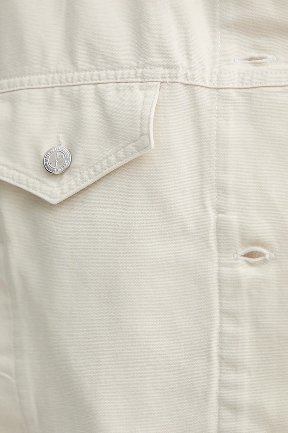 Bavlnená bunda A.P.C. blouson cally COGBJ.F02905 béžová