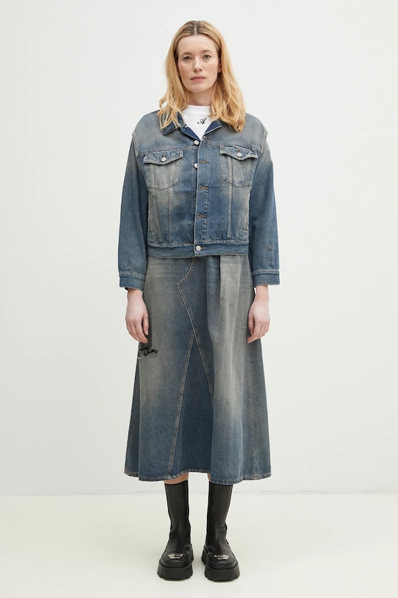 Džínová bunda MM6 Maison Margiela S52AM0319
