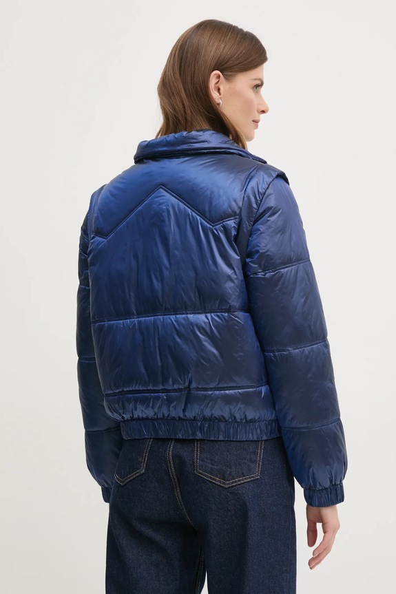 Odzież Pepe Jeans kurtka FLORA PL402492 niebieski