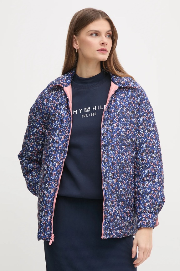 Μπουφάν δυο όψεων Pepe Jeans FLEUR DAILY άλλο ροζ PL402499