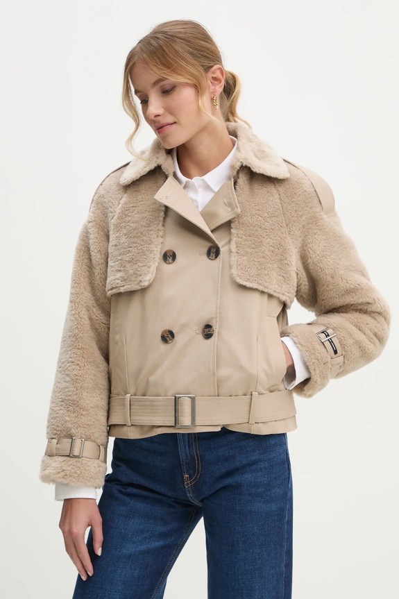 Baloner Pepe Jeans FIONA za prijelazno razdoblje bež PL402500