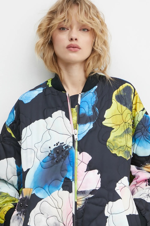 Bomber jakna Stine Goya crna SG.PS25.J011.2317