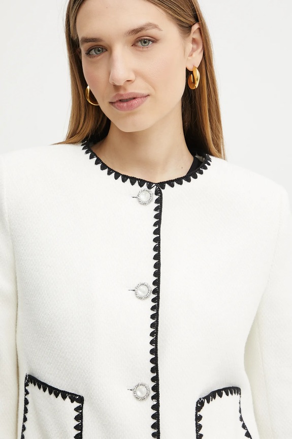 Guess marynarka LUCILLA beżowy W5RN20.WGVQ2