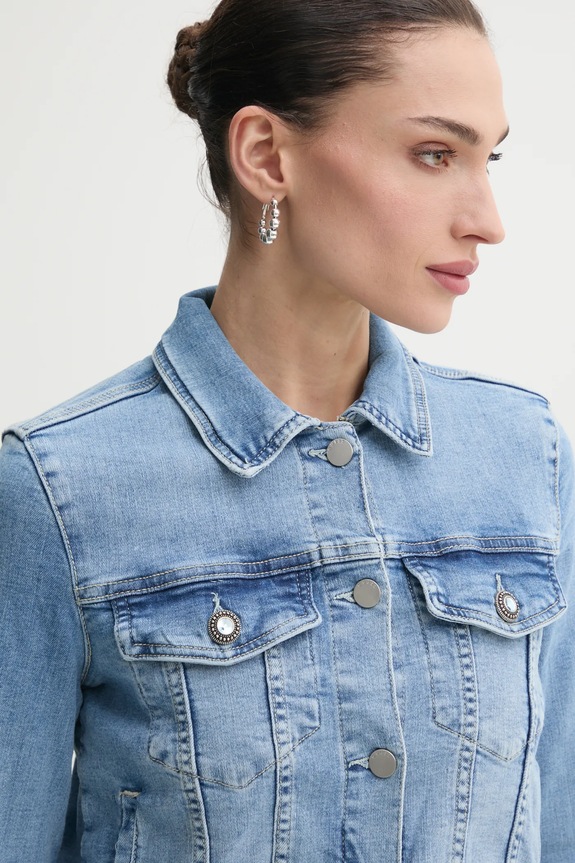 Guess kurtka jeansowa niebieski W5RN01.D5L71