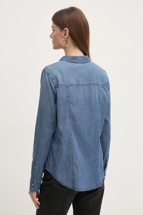 Guess koszula jeansowa W5RH0H.D4NA0 niebieski SS25