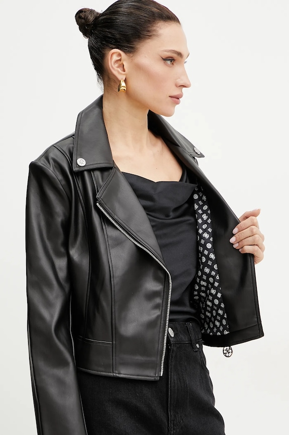 Guess giacca da motociclista CLEMENCE W5RL22.WE480