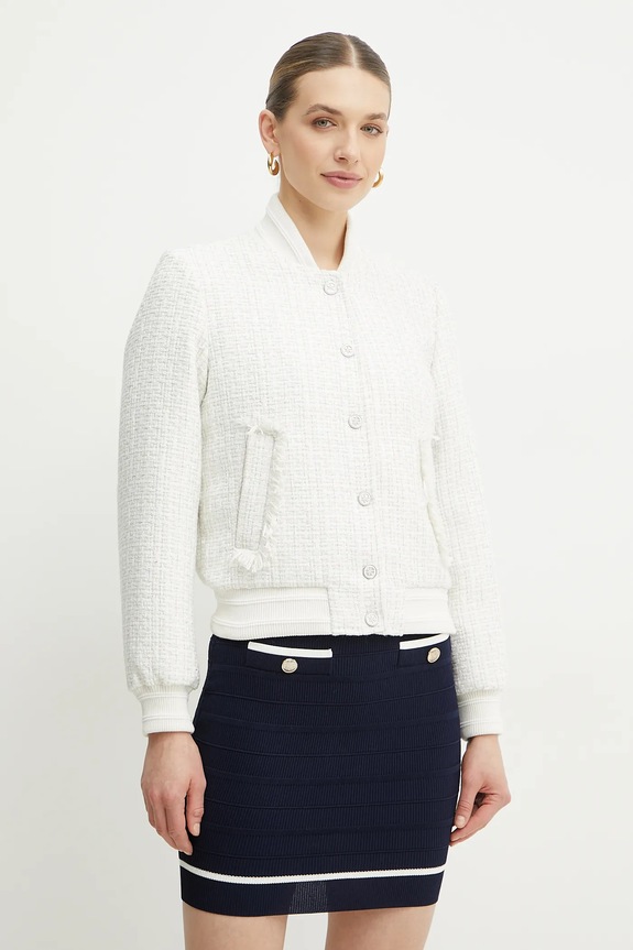 Bomber bunda Guess NEW GLORIA přechodné béžová W5RL10.WGVH2