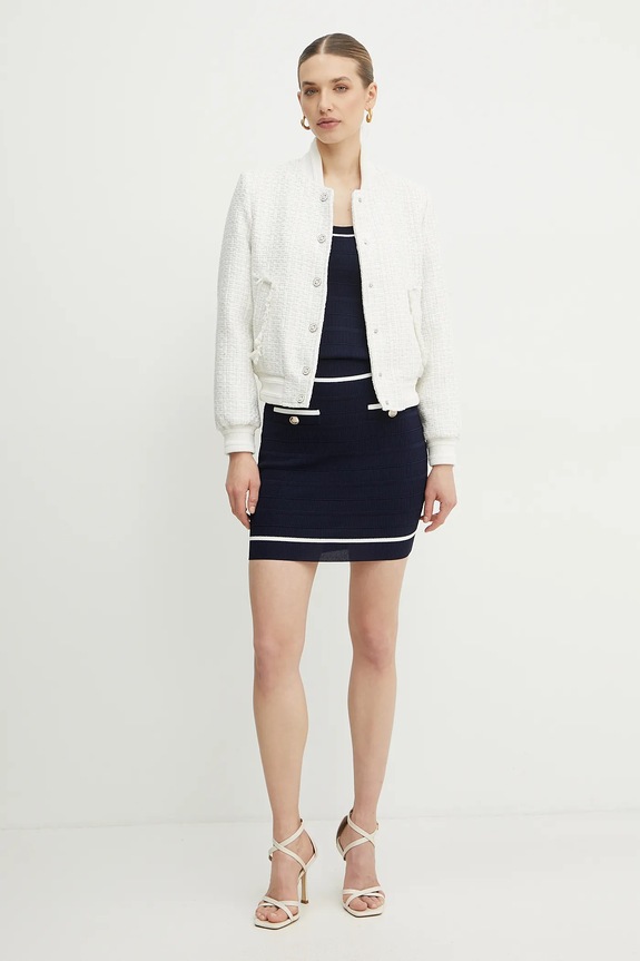 Bomber bunda Guess NEW GLORIA W5RL10.WGVH2 béžová SS25