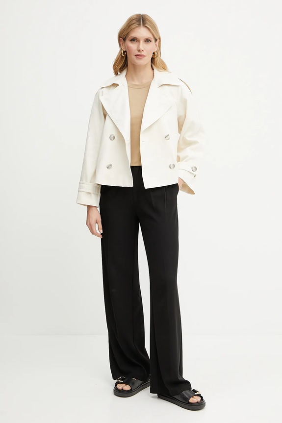 Marella trench in misto lino ORLO 2513081015 beige SS25