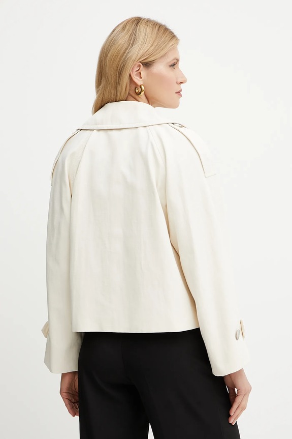 Abbigliamento Marella trench in misto lino ORLO 2513081015 beige