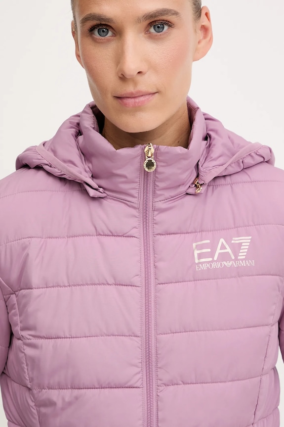 EA7 Emporio Armani μπουφάν γυναικείο ροζ TNF8Z.8NTB23
