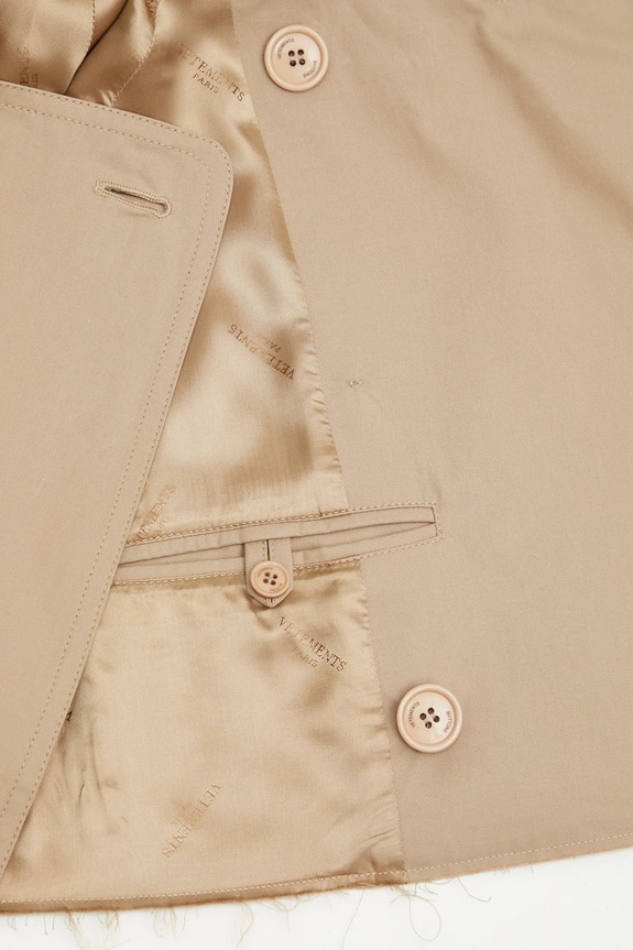 VETEMENTS kurtka Deconstructed Trenchcoat WA66JA400S