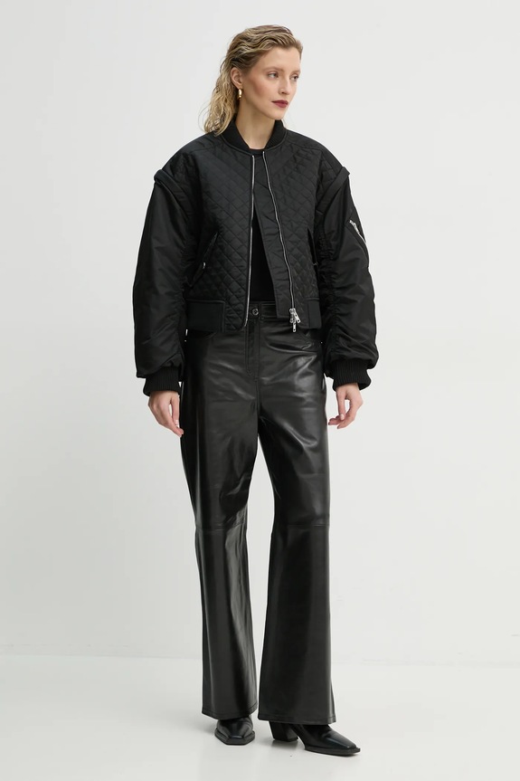 Bomber jakna Stand Studio Kezia 66377.8669 crna SS25