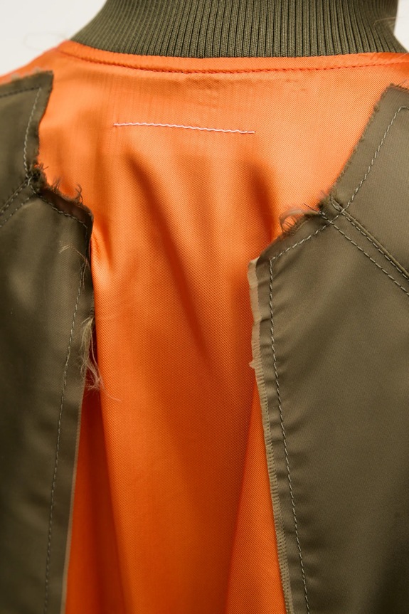 Куртка-бомбер MM6 Maison Margiela S52AM0315.M35257 зелений