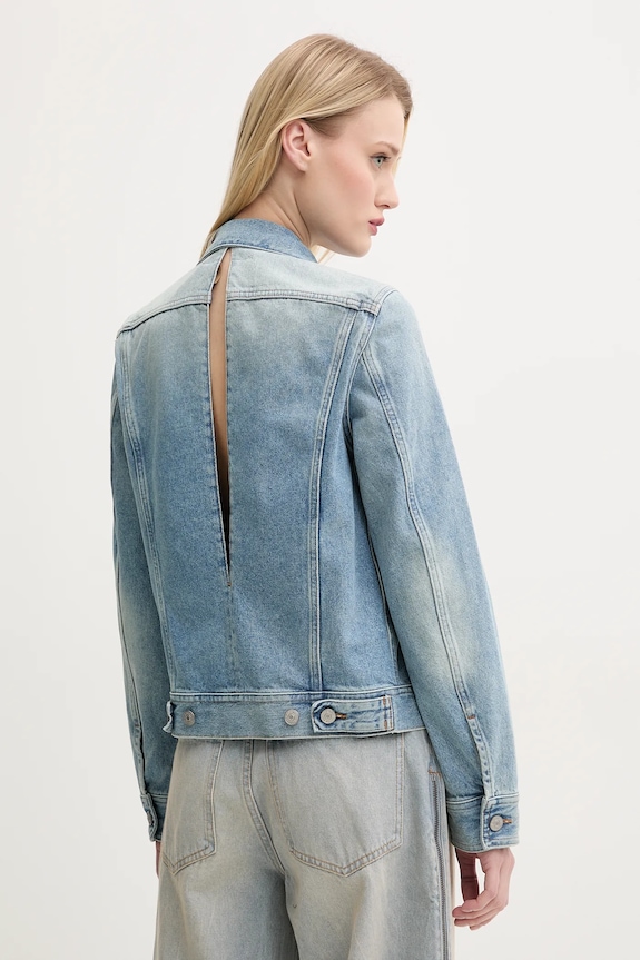 Oblečenie Rifľová bunda MM6 Maison Margiela S52AM0316.M30019 modrá