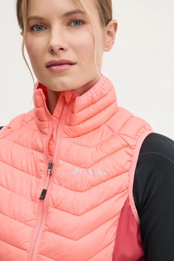 Columbia bezrękawnik sportowy Powder Pass pomarańczowy 2126132