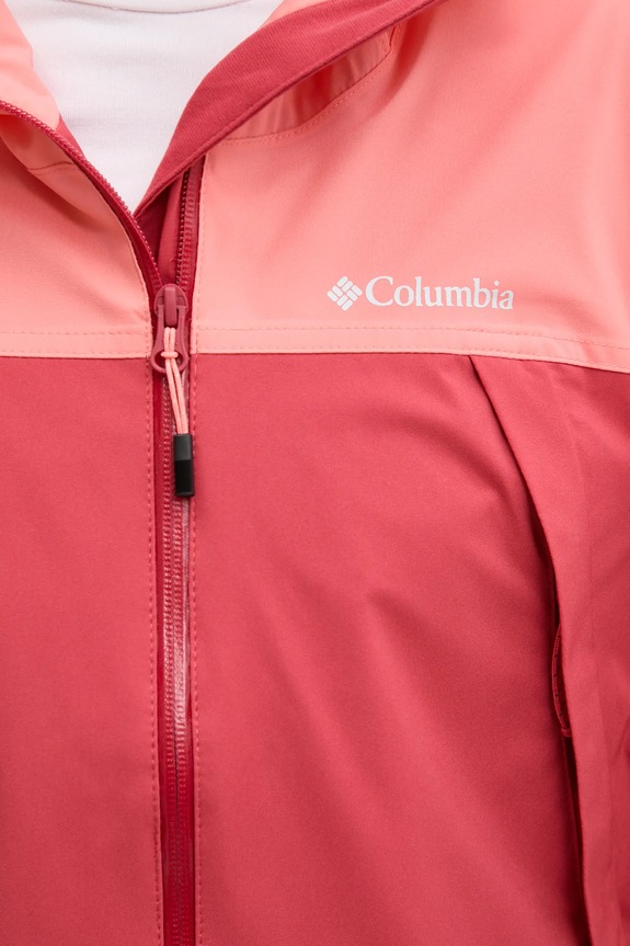 Outdoor jakna Columbia Boulder Falls 2116302 roza