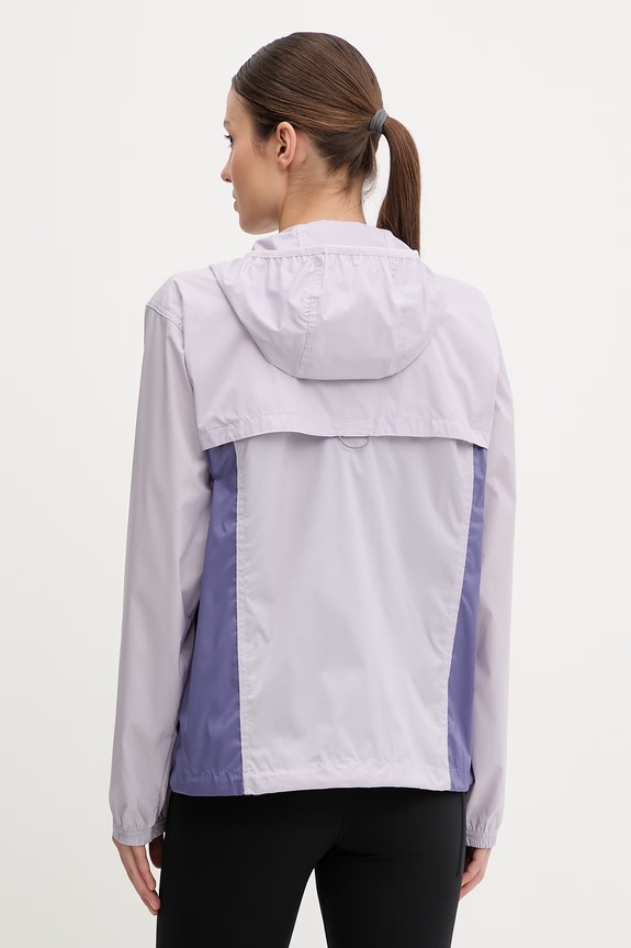 Oblečenie Columbia športová bunda dámska Crested Canyon Windbreaker 2116481 fialová