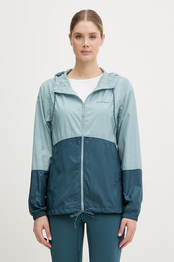 Columbia kurtka sportowa damska Flash Forward II Windbreaker turkusowy 2116531