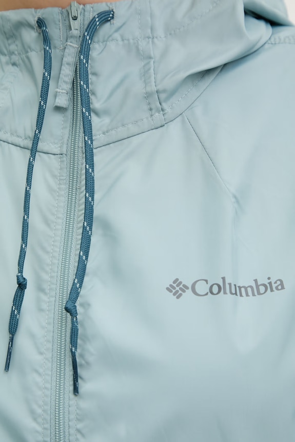 Columbia kurtka sportowa damska Flash Forward II Windbreaker 2116531 turkusowy
