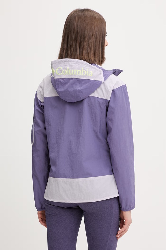 Clothing Columbia windbreaker Challenger II 2116592 violet