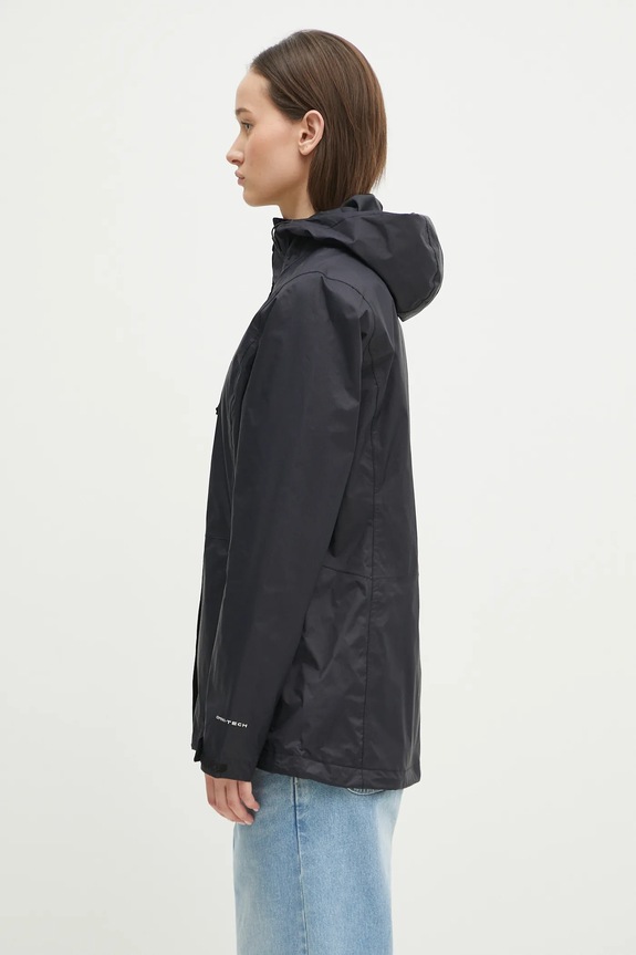 Columbia outdoor jacket Pouring Adventure 2117191 black SS26