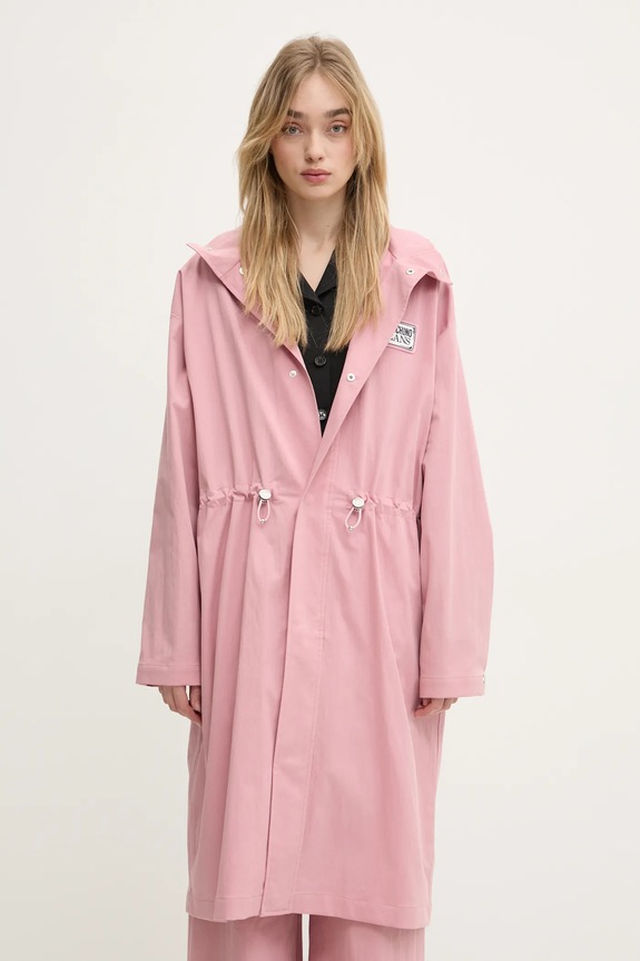 Moschino Jeans parka nem bélelt rózsaszín 0609.3224
