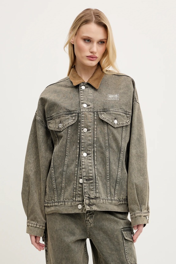 Jakna Moschino Jeans siva 0508.3218