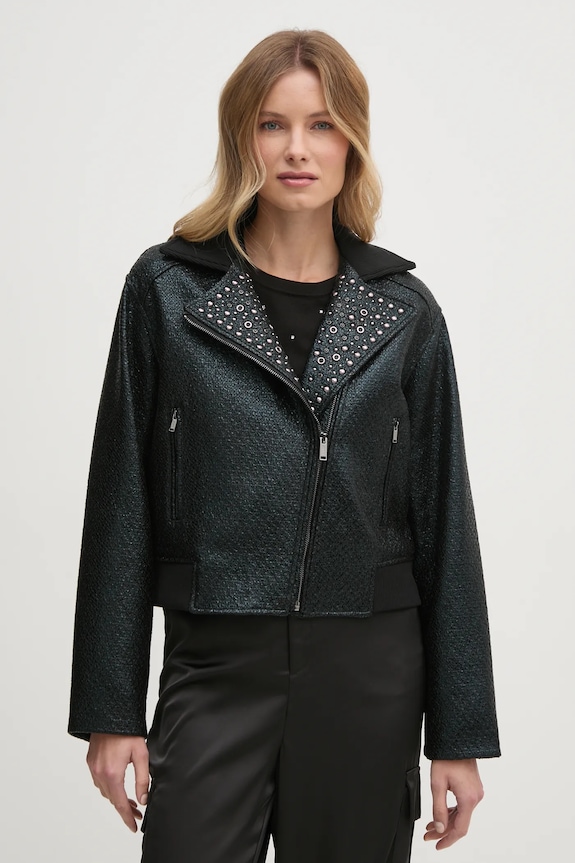 Bunda Dkny nezateplené čierna P4JJ6XIY