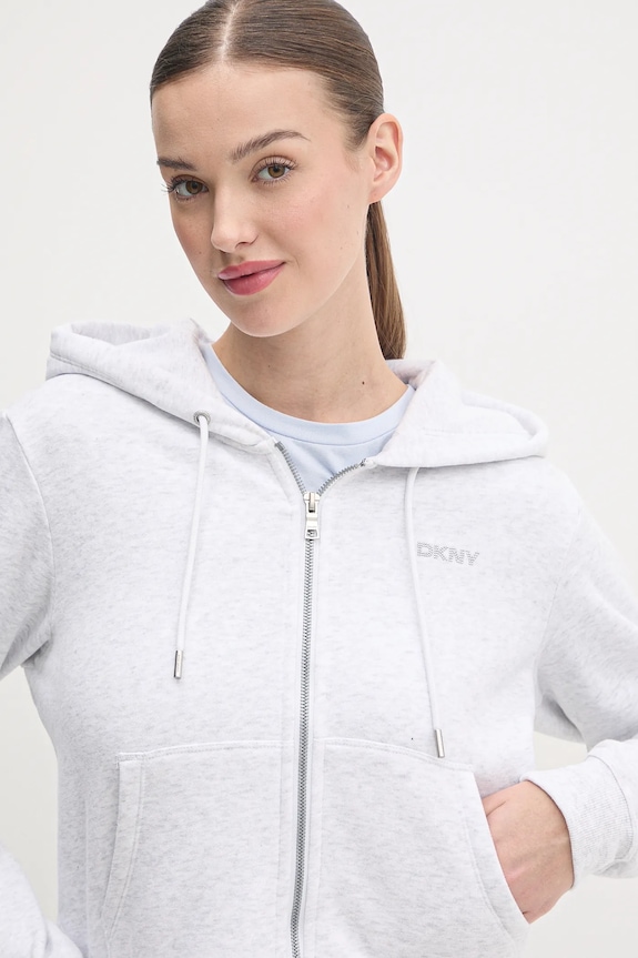 Mikina Dkny šedá DP5J9508