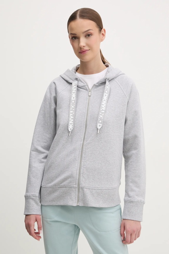 Mikina Dkny s elastanom sivá DP5J9510