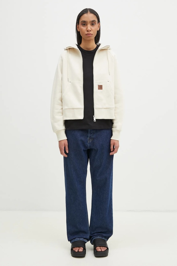 Carhartt WIP sweatshirt Hooded Eldon Jacket beige I034374.05XX
