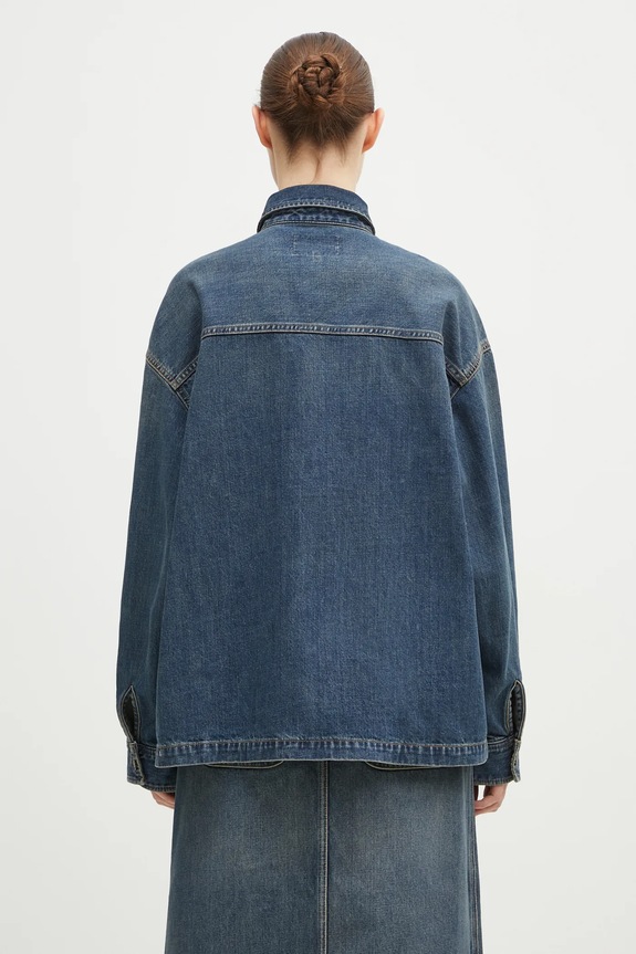 Clothing Carhartt WIP denim jacket Lovilia Shirt Jac I034461.014Q blue