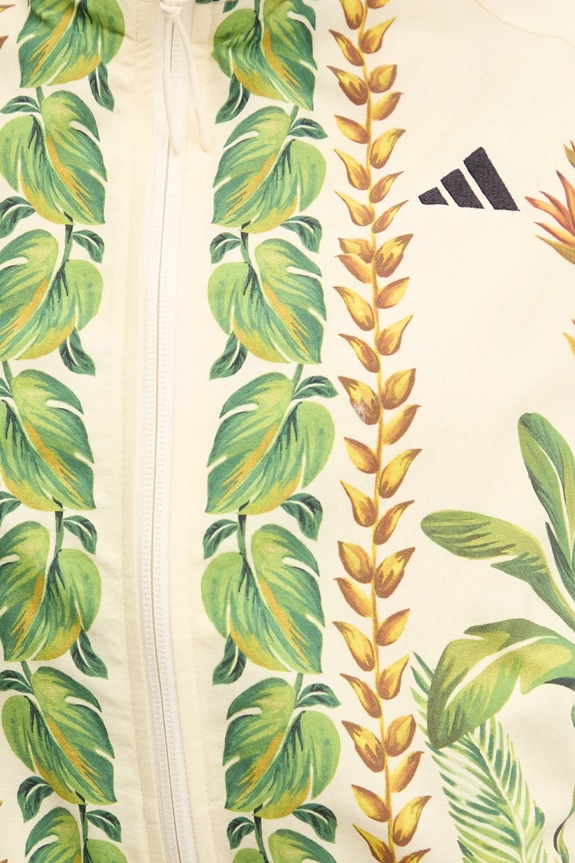 adidas kurtka x Farm Rio JD6304 beżowy