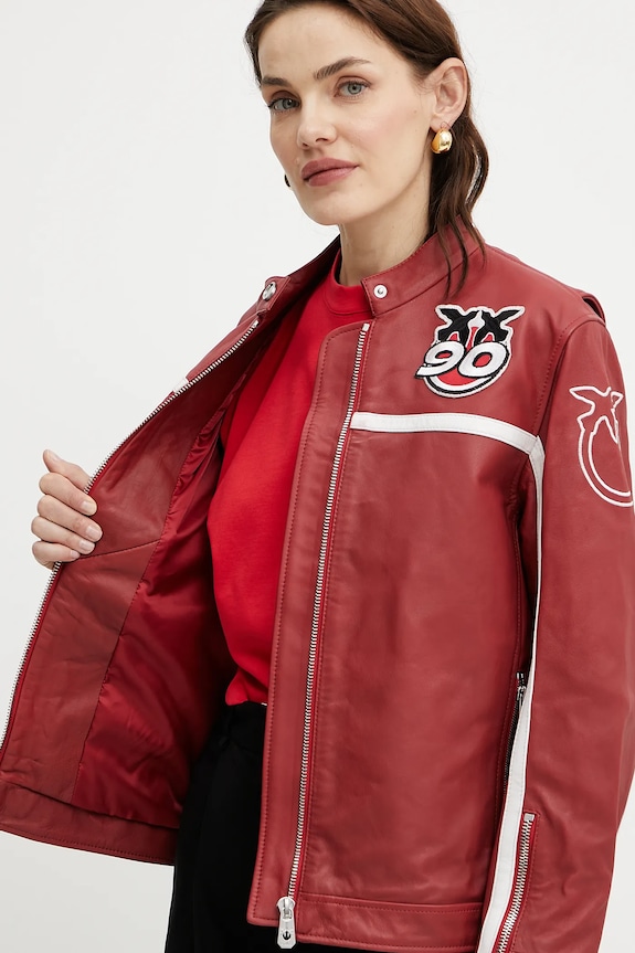 Kožená bunda Pinko 105296.A2N5