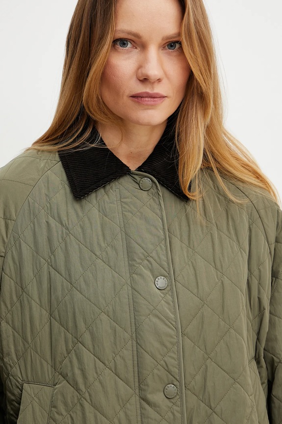 Μπουφάν από μίγμα μαλλιού Weekend Max Mara πράσινο 2515481071600